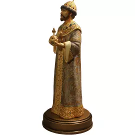 Статуэтка из массива ольхи "Царь Федор Иоаннович" из коллекции "История Государства Российского"